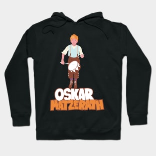 Oskar Matzerath Illustration - Tin Drum Tribute - Guenther Grass Hoodie